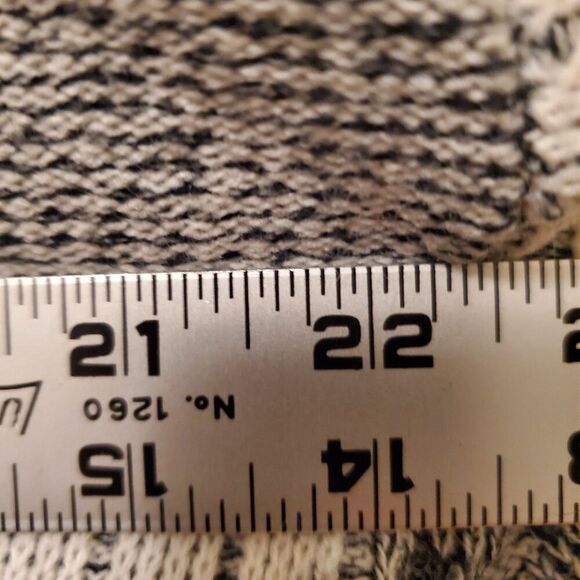 Rare Vintage Michael Gerard Geometric Pattern Knit Sweater 90s Gray Size M - Picture 9 of 10